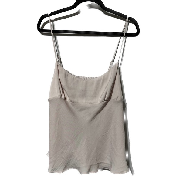Intimately Free People Pink satin tank top size‎ L - Picture 1 of 4